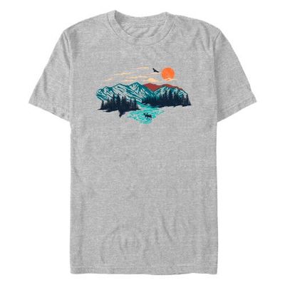 Lost Gods Men's Lost Gods Idyllic Outdoor Scene Graphic T-Shirt