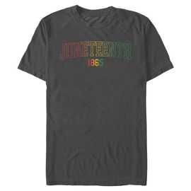 Lost Gods Mens Lost Gods Juneteenth 1865 Retro Gradient T Shirt