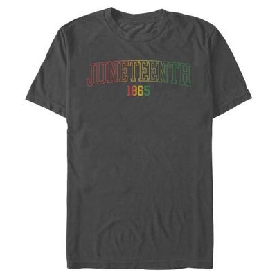Lost Gods Mens Lost Gods Juneteenth 1865 Retro Gradient T Shirt