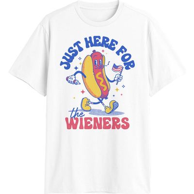 Lost Gods Mens Lost Gods Just Here for the Wieners T Shirt