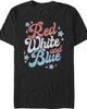 Lost Gods Mens Lost Gods Red White And Blue Quote T Shirt - 1