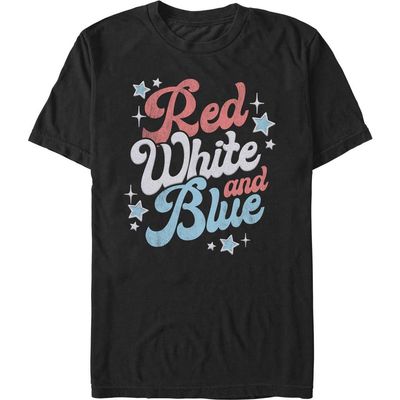 Lost Gods Mens Lost Gods Red White And Blue Quote T Shirt