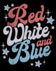 Lost Gods Mens Lost Gods Red White And Blue Quote T Shirt - 2