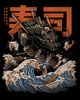 Lost Gods Mens Lost Gods Sushi Dragon Ocean Wave T Shirt - 2