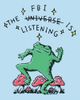 Lost Gods Mens Lost Gods The Universe Is Listening Frog T Shirt - 2
