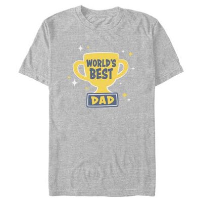 Lost Gods Mens Lost Gods Trophy World's Best Dad T Shirt