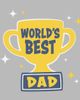 Lost Gods Mens Lost Gods Trophy World's Best Dad T Shirt - 2