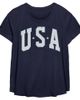 Lost Gods Womens Lost Gods American Blooms T Shirt - 1