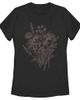 Lost Gods Women's Lost Gods Floral Doodles Graphic T-Shirt - 1