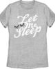 Lost Gods Women's Lost Gods Let Me Sleep Graphic T-Shirt - 1