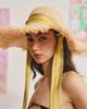 Lost Pattern FRIDA x LOST PATTERN "Frida's Garden" Straw Hat with Ribbon Tie - 2
