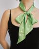 Lost Pattern Lost Pattern "Almond Blossom" Silk Skinny Scarf - 2