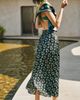 Lost Pattern Lost Pattern "Beach Blossom" Satin Midi Skirt - 5