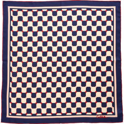 Lost Pattern Lost Pattern Checkerboard Silk Square Bandana