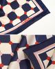 Lost Pattern Lost Pattern Checkerboard Silk Square Bandana - 3