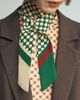 Lost Pattern Lost Pattern Checkerboard Skinny Silk Scarf - 2