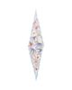 Lost Pattern Lost Pattern "Ethereal Mirage" Silk Diamond Neckerchief - 2
