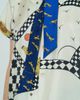Lost Pattern Lost Pattern "Journey" Silk Twill Skinny Scarf by SHANTALL LACAYO - 5