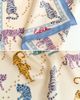 Lost Pattern Lost Pattern Neon Tigers Silk Pocket Square - 4