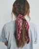 Lost Pattern Lost Pattern "Paisley" Silk Bandana Scarf - 4