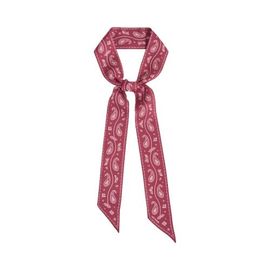 Lost Pattern Lost Pattern "Paisley" Silk Twill Skinny Scarf