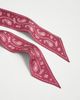 Lost Pattern Lost Pattern "Paisley" Silk Twill Skinny Scarf - 2
