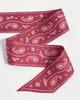 Lost Pattern Lost Pattern "Paisley" Silk Twill Skinny Scarf - 3