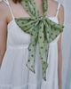 Lost Pattern Lost Pattern "Petal Veil" Silk Chiffon Neck Scarf - 2