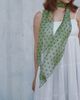 Lost Pattern Lost Pattern "Petal Veil" Silk Chiffon Neck Scarf - 4