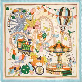 Lost Pattern Lost Pattern "Pop Pony" Silk Twill Bandana Scarf