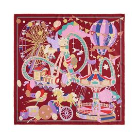 Lost Pattern Lost Pattern "Pop Pony" Silk Twill Large Silk Scarf