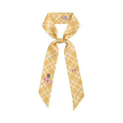 Lost Pattern Lost Pattern "Pop Pony" Silk Twill Skinny Scarf