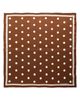 Lost Pattern Lost Pattern Retro Polka Dot Silk Square Bandana - 1