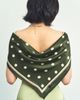 Lost Pattern Lost Pattern "Retro Polka" Silk Bandana Scarf - 5