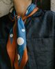 Lost Pattern Lost Pattern "Retro Polka" Silk Diamond Neckerchief - 2