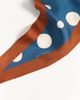 Lost Pattern Lost Pattern "Retro Polka" Silk Diamond Neckerchief - 4