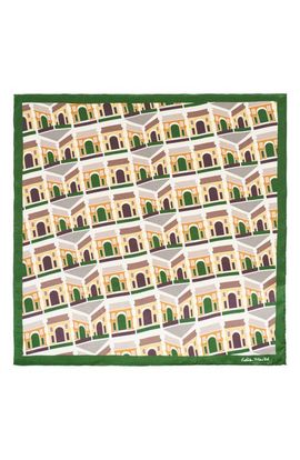 Lost Pattern Lost Pattern Square Arch Print Silk Bandana