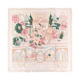 Lost Pattern Lost Pattern "Vintage Blooms" Large Silk Square Scarf