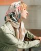 Lost Pattern Lost Pattern "Vintage Blooms" Large Silk Square Scarf - 2