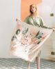 Lost Pattern Lost Pattern "Vintage Blooms" Large Silk Square Scarf - 3