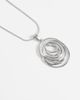 LOST SOULS Lost Souls abstract pendant necklace in stainless steel-Silver - 3