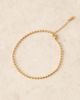 LOST SOULS Lost Souls ball chain anklet in 18k gold plated stainless steel - 3
