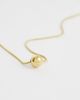 LOST SOULS Lost Souls ball chain necklace in 18k gold plated - 4