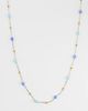 LOST SOULS Lost Souls blue glass bead necklace in 18K gold plated stainless steel - 1