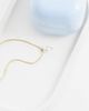LOST SOULS Lost Souls faux pearl drop necklace in 18kt gold plated stainless steel - 2