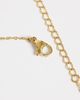 LOST SOULS Lost Souls lariat necklace with crystal drop in 18k gold plated stainless steel - 3