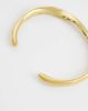 LOST SOULS Lost Souls liquified cuff in 18k gold plated - 2