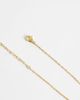 LOST SOULS Lost Souls molten open pendant necklace in 18kt gold-plated stainless steel - 4