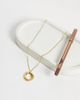 LOST SOULS Lost Souls molton pendant necklace in 18k gold plated stainless steel - 2