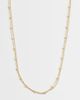 LOST SOULS Lost Souls multirow satalite chain necklace in 18k gold plated - 1